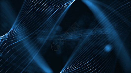 ps创建素材蓝色科技线条粒子元素合成背景gif高清图片