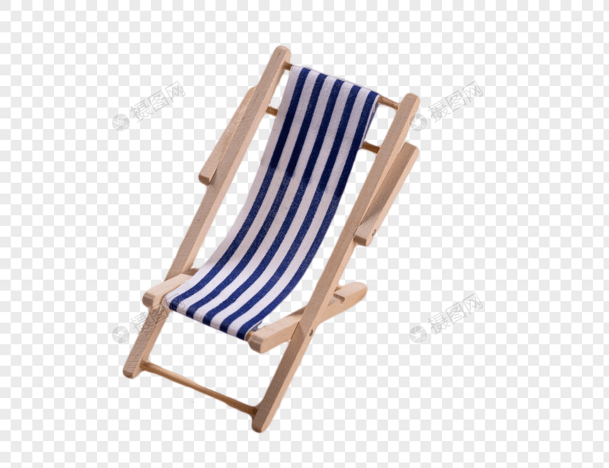 蓝色条纹椅子沙滩图片