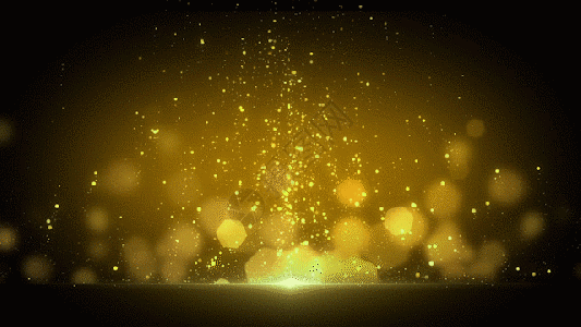 金色粒子光效舞台gif图片