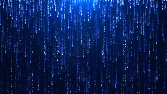 蓝色闪烁粒子gif图片