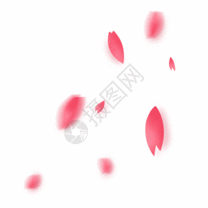 粉红色花瓣gif图片