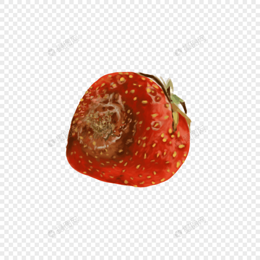 食物变质草莓图片