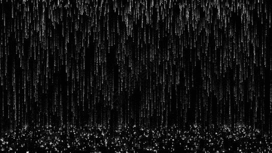 粒子雨滴gif图片