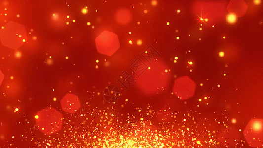 红色旅行箱大气舞台颁奖年会开场背景gif高清图片
