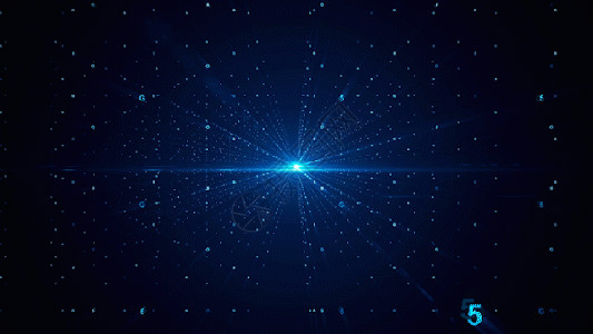 明亮的科技光晕粒子gif高清图片
