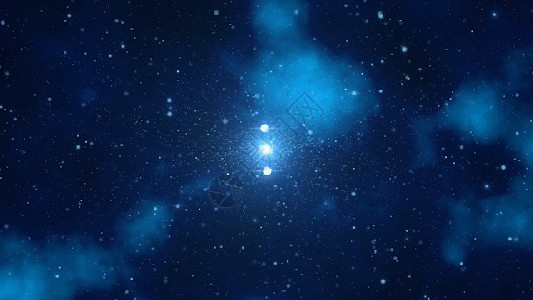 星座唯美粒子星空背景GIF高清图片