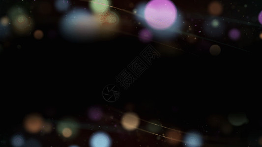 彩色流星雨光效唯美光效粒子透明背景边框GIF高清图片