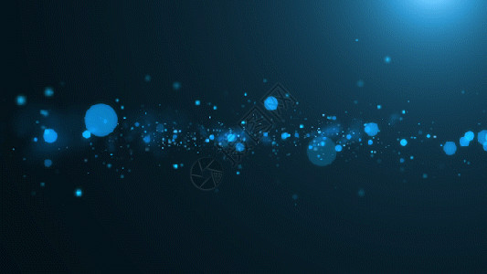 双气泡图素材蓝色粒子背景GIF高清图片