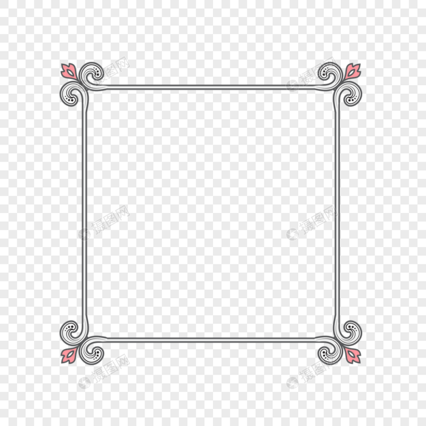 欧式花纹边框02图片