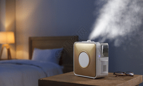 卧室空气净化器gif动图图片