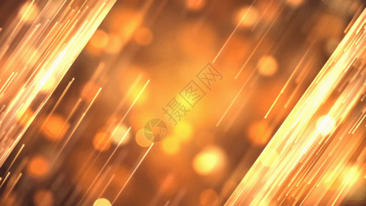 金色粒子光线动画GIF动态背景高清图片素材