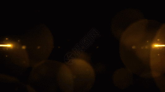 金色粒子碰撞动画GIF图片