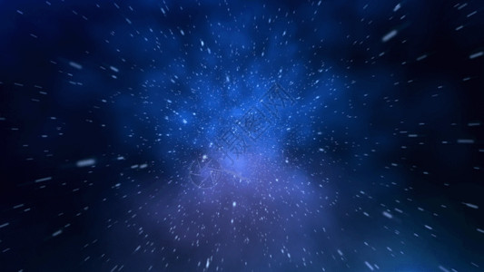 蓝色粒子光线四射GIF高清图片
