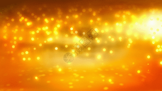 黄金粒子雨背景GIF图片