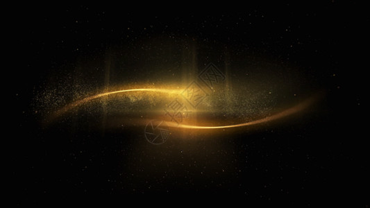 磨砂颗粒背景金色粒子光线动画GIF高清图片