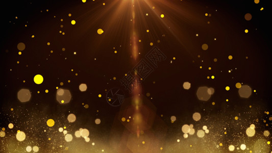 黄色酷炫光效金色粒子光效动画GIF高清图片