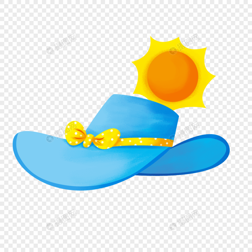 太阳帽图片