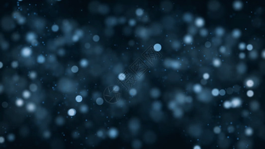 蓝色闪耀光芒粒子小球动画GIF高清图片