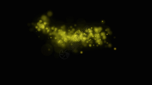 光晕和光影漂浮素材金色唯美大气透明背景GIF高清图片