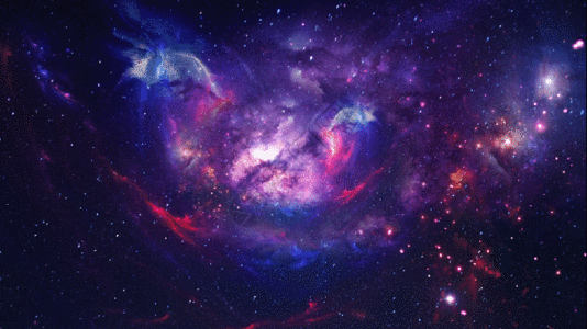 粒子星空GIF图片