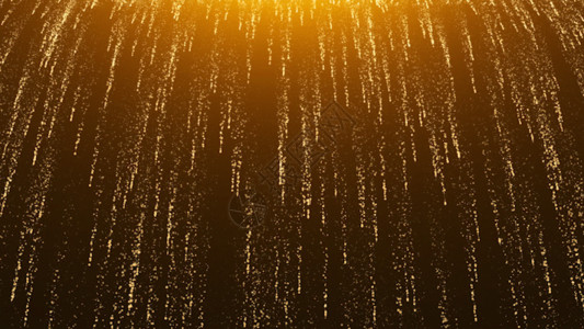 金色树叶金色粒子雨动画GIF高清图片