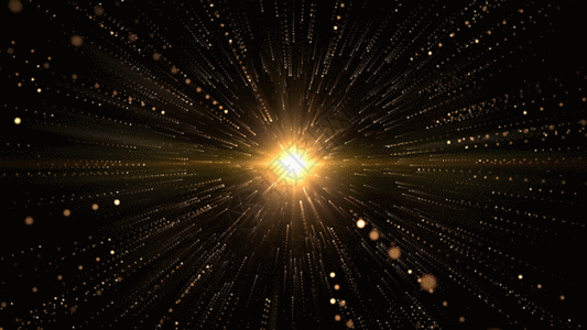 粒子爆炸光线四射动画GIF图片