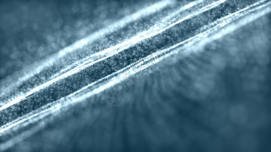 蓝色旋转光效粒子光线延申动画GIF高清图片
