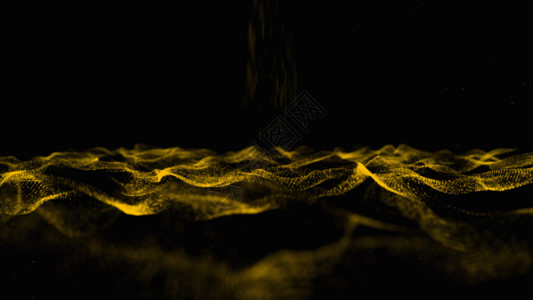 粒子海平面动画GIF光效动画高清图片素材