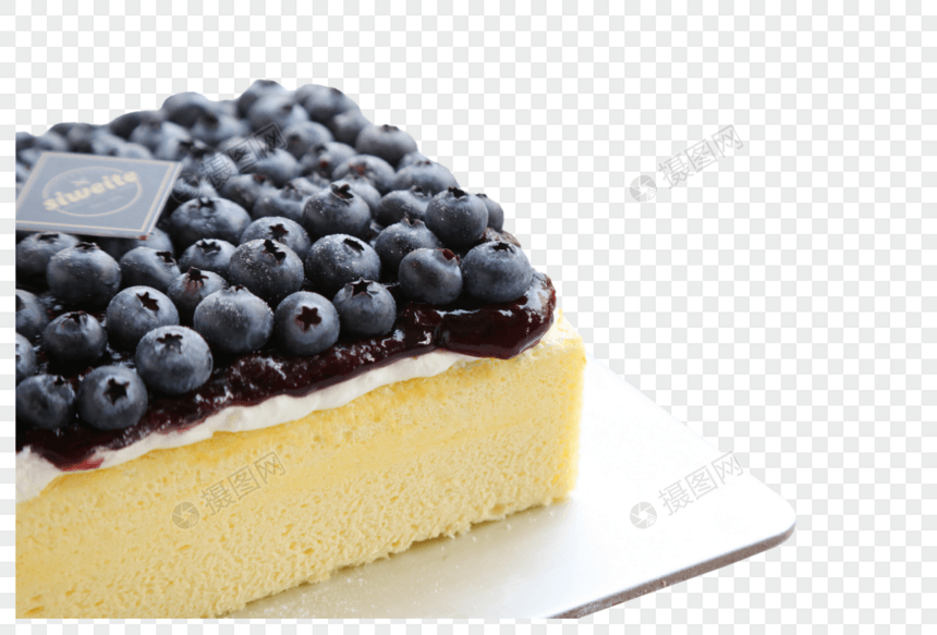蓝莓生日蛋糕西点烘焙图片