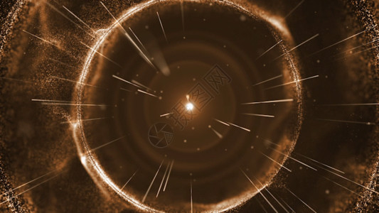 棕色粒子光斑棕色粒子光圈动画背景GIF高清图片