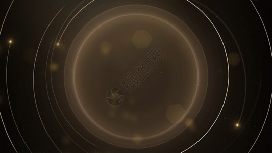 棕色背景棕色粒子线圈动画GIF高清图片