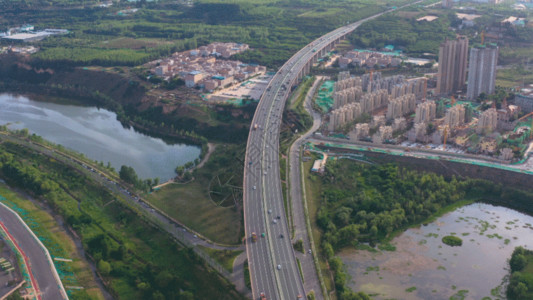 堤防工程城市交通GIF高清图片