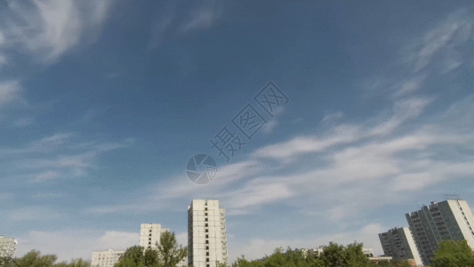 风云四号城市天空摄影GIF高清图片