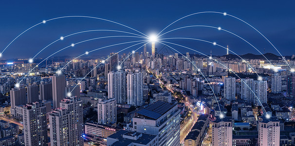 网络科技城市信号高清图片素材
