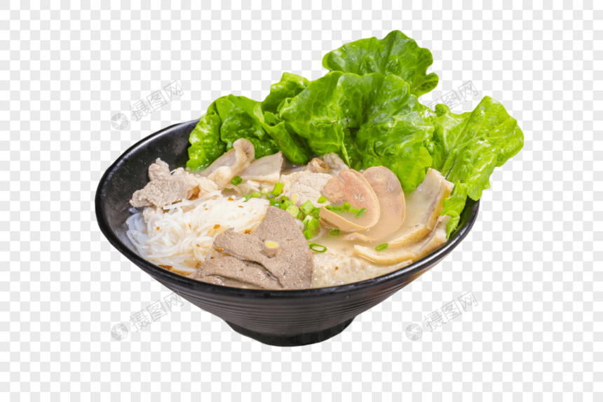 猪杂汤粿条图片