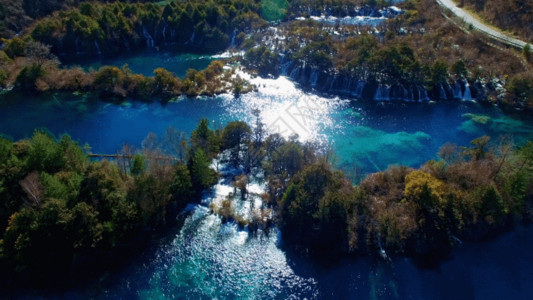 九寨沟湖海九寨沟五彩池GIF高清图片