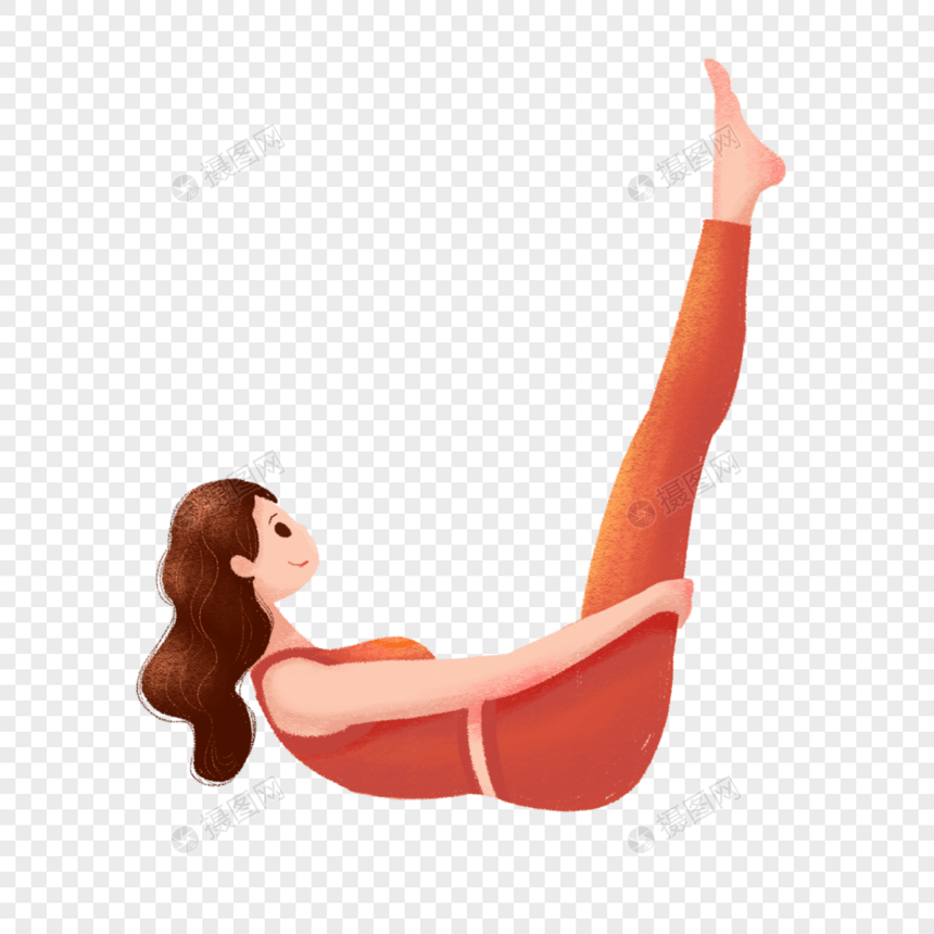 瑜伽健身的女孩图片