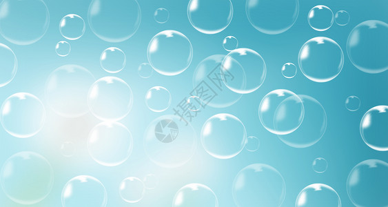 气泡泡清新气泡背景设计图片