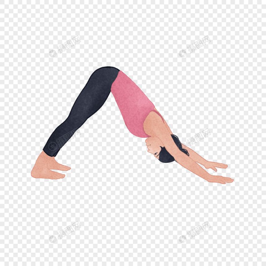 美女瑜伽健身图片