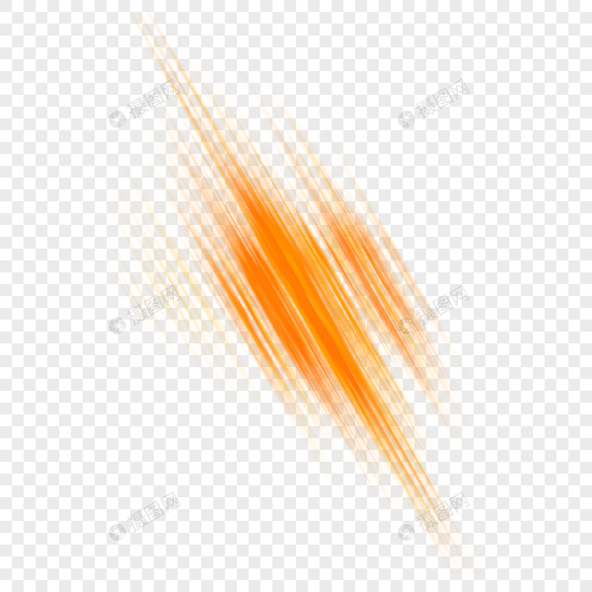 橙色速度光光效图片