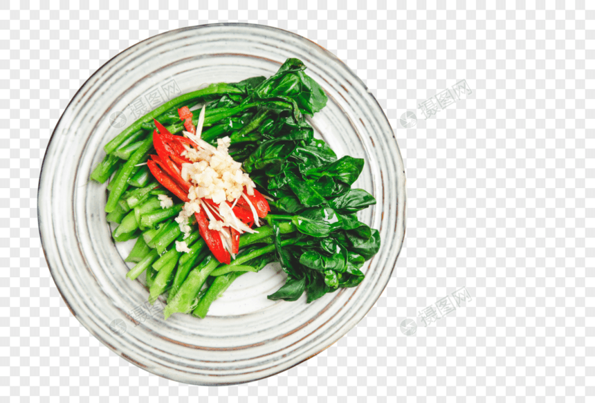 蒜茸青菜图片