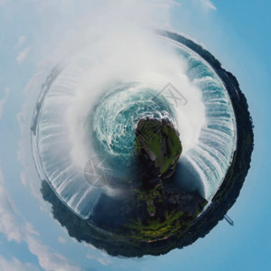 亚洲第一大瀑布尼亚加拉大瀑布gif高清图片