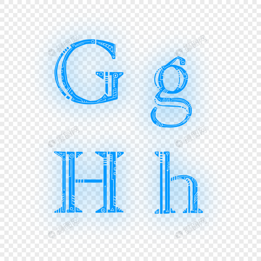 字母GgHh图片