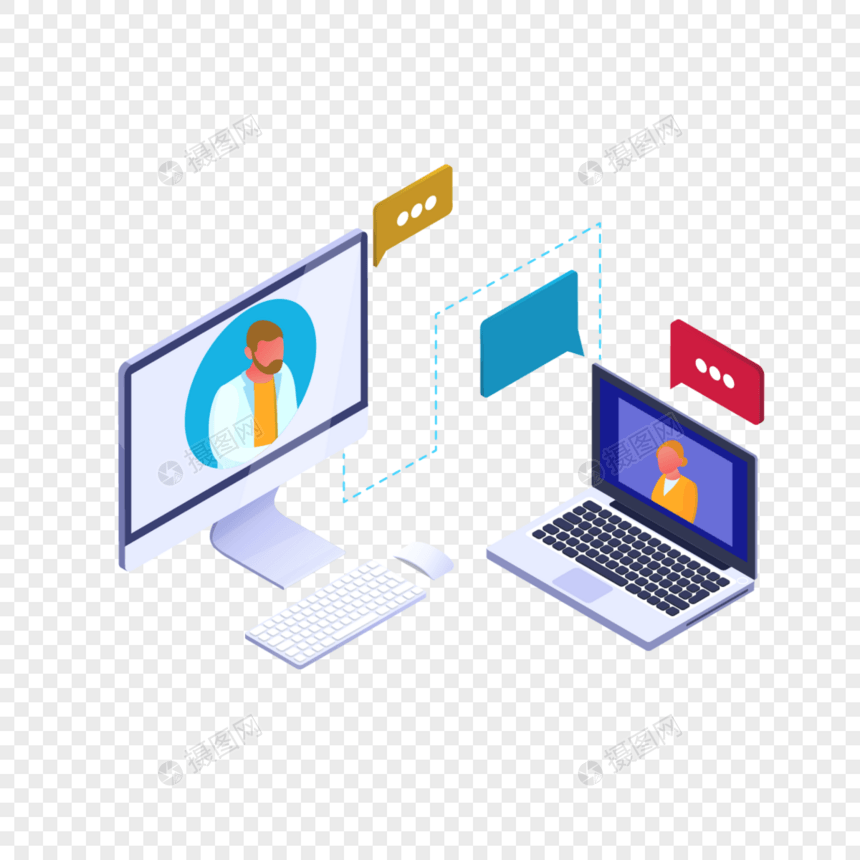 开学季现代化智能高科技学习的人物图片