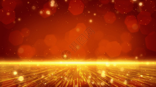 黄金光线大气震撼舞台背景GIF高清图片