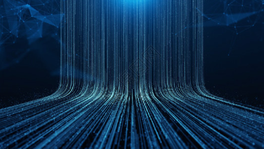 量子计算蓝色科技背景GIF高清图片
