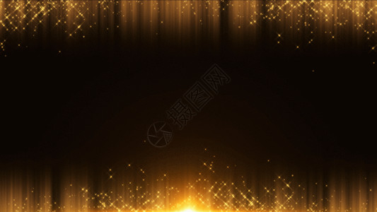 枫叶装饰相框金色边框背景GIF高清图片