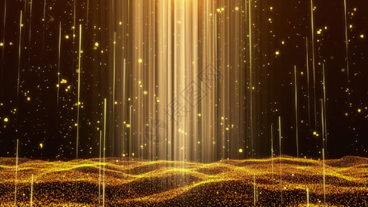 金色粒子背景GIF高清图片