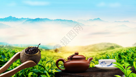 新茶尝鲜茶道设计图片