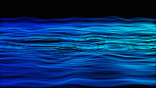 涟漪ps素材蓝色粒子线条gif高清图片